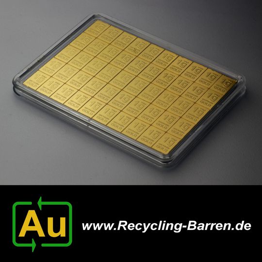 ESG Goldtafel aus Recyclinggold