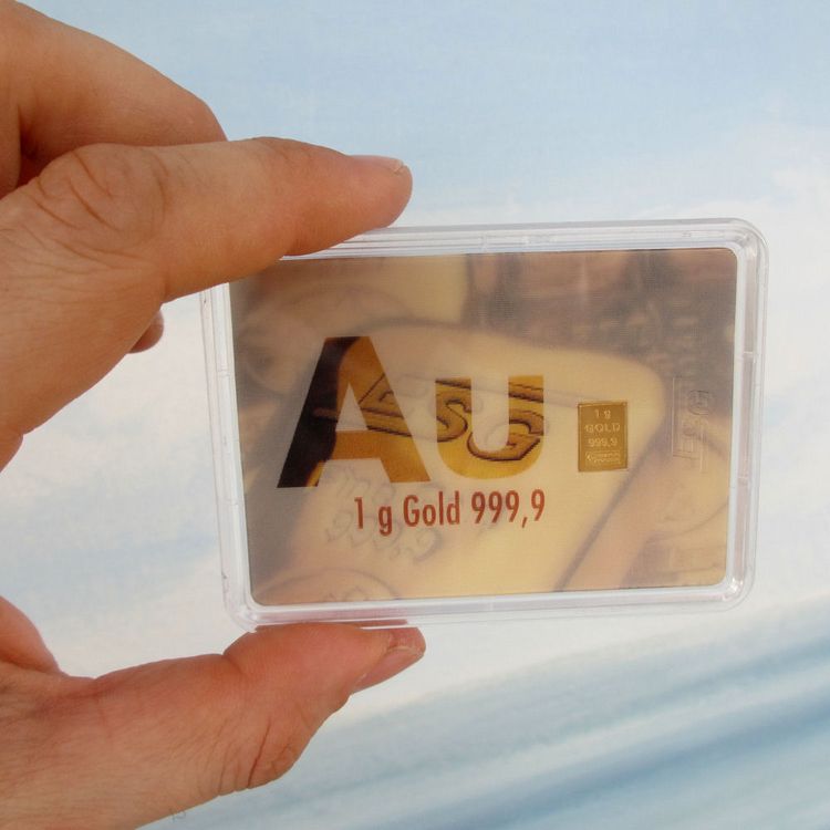 1g Goldbarren in Geschenkbox 1g Goldbarren in Geschenkbox