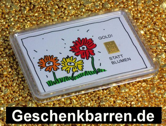 Zum Geschenkbarren Gold-Shop