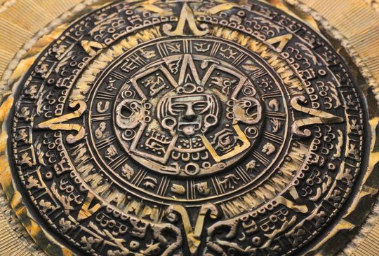 Goldtafel Kunst der Mayas / Inkas